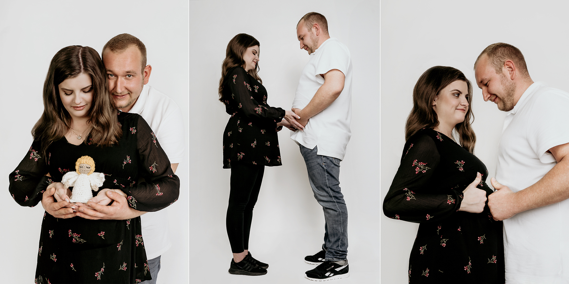 Babybauchfotografie im Studio – natürliche und emotionale Momente für werdende Eltern